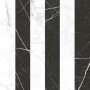 Patterned --and-- Statement Black/Dark Grey Medium Format 260x410 - 595x595 Porcelain for Wall/Floor; Finish - Natural
